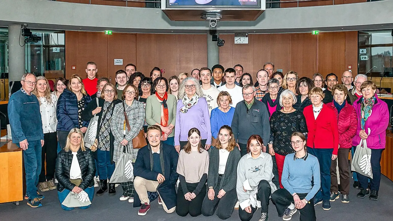 Aus dem Wahlkreis Fürstenfeldbruck-Dachau kamen die Besucher zu Katrin Stafler nach Berlin. (Foto: Bundesregierung / StadtLandMensch-Fotografie)