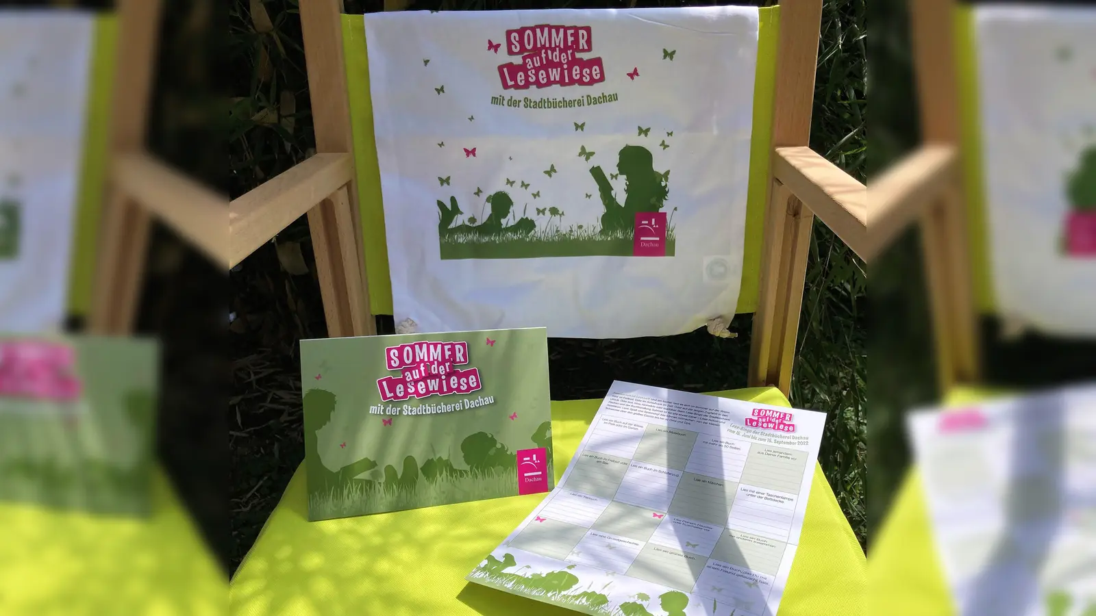  Sommer auf der Lesewiese – los geht´s mit dem Lesebingo!  (Foto: Stadtbücherei Dachau)