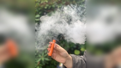 Vape - Ordnungsgerechte Entsorgung unabdingbar. (Foto: Jannis Brotzakis)