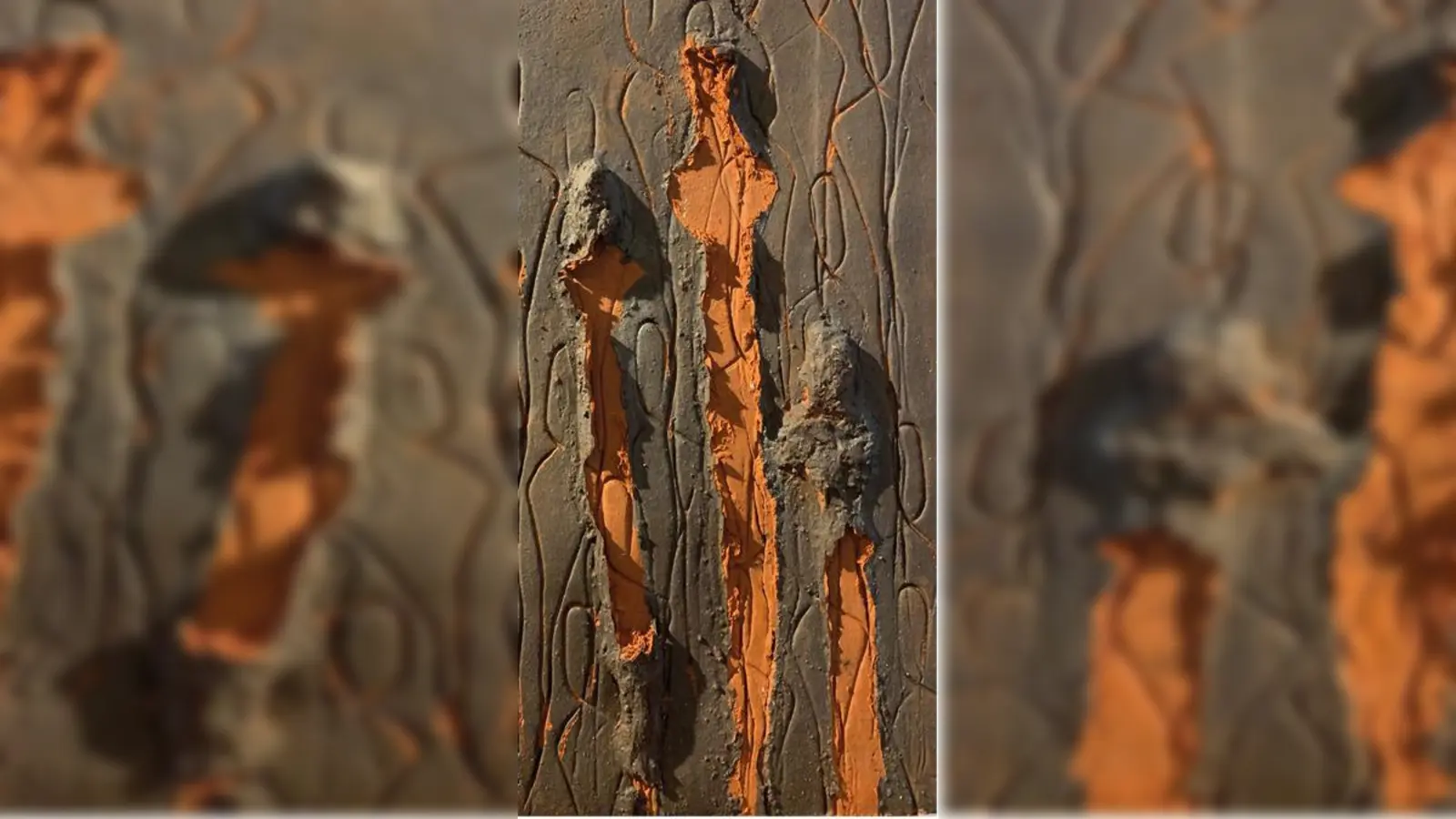 Wandreliefs von Monika Siebmanns. (Foto: Siebmann.)