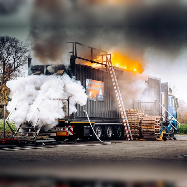 Die Übung fand im Katastrophenschutzzentrum in Hebertshausen statt. (Foto: KBI Dachau)
